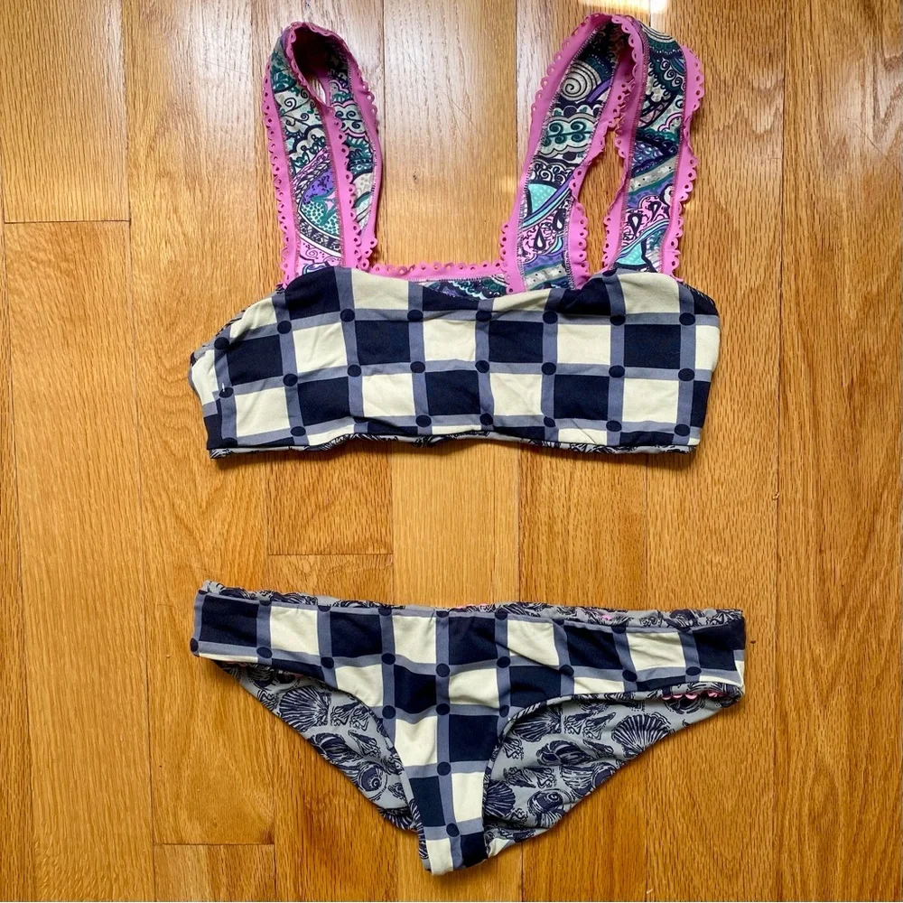 Maaji Reversible Print Two-Piece Bikini | Sz. M - Picture 5 of 7